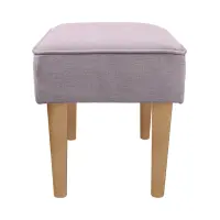 Puf Milo de terciopelo morado