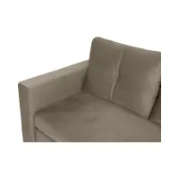 Диван двухместный Bunio III раскладной с ящиком коричневый