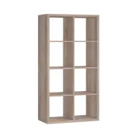 Estantería Style IV 77 cm con 8 estantes roble sonoma