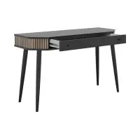 Tocador Capri 120 cm con cajón negro/roble flagstaff oscuro
