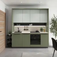 Panel de pared encimera Milino 210 cm hormigón claro