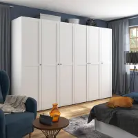 Armario modular Flex 200 cm con puertas blanco