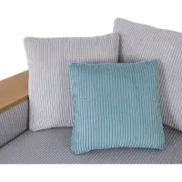 Sofá de tres plazas Peter cama con arcón de pana gris