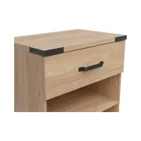 Cómoda Lara 60 cm con 3 cajones y estantes fresno belarus