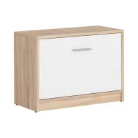 Zapatero Nepo Plus 70 cm roble sonoma/blanco