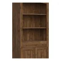 Estantería Patras 93 cm con 2 puertas, cajón y 3 estantes roble april