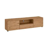 Mueble RTV Spice 165 cm con 2 puertas y un cajón roble natural