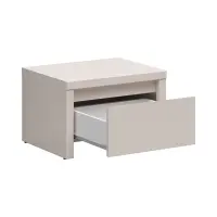 Mesita de noche Kaspian 51 cm con cajón cachemira