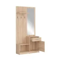 Conjunto de recibidor Nepo Plus 90 cm roble sonoma