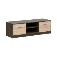 Mueble TV Nepo Plus 138 cm con 2 puertas y estante roble noble/roble sonoma