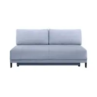 Sofá de tres plazas Sentila con cama y arcón gris