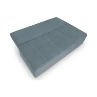 Sofá de tres plazas Street IV plegable con arcón azul