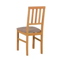 Стул мягкий Aren коричневый