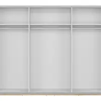 Armario de puertas correderas Glamour 270 cm cachemira/roble mauvella