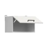 Armario de cocina superior Junona Line 50 cm sobre campana extractora brillo tiza