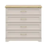 Cómoda Anga 94 cm con cajones cachemira/roble mauvella