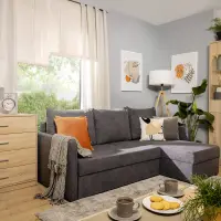 Cómoda Nepo Plus 80 cm con 4 cajones roble sonoma