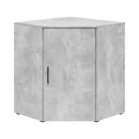 Estantería de esquina MultiDo 71,5x71,5 cm con puertas atelier claro