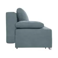 Sofá de tres plazas Street IV plegable con arcón azul