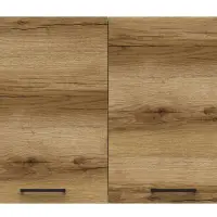 Armario de cocina superior Junona Line 80 cm de dos puertas roble delano claro