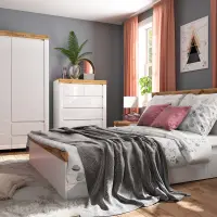 Cama Holten 160x200 blanca