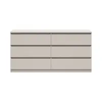 Cómoda Tetrix 150 cm con 6 cajones cachemira