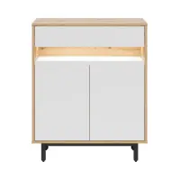 Комод Gap 90 см з 2 дверцятами і шухлядою дуб артизан/білий