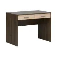 Escritorio Nepo Plus 100 cm con 2 cajones roble noble/roble sonoma