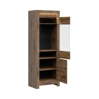 Vitrina Torin 71 cm con 2 puertas roble ribbeck marrón