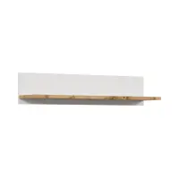 Wall shelf Holten 106 cm white/wotan oak