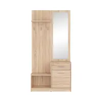 Conjunto de recibidor Nepo Plus 90 cm roble sonoma