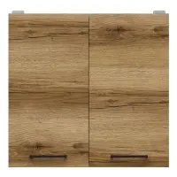 Armario de cocina superior Junona Line 60 cm de dos puertas roble delano claro