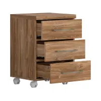 Cajonera Gent 42 cm con 3 cajones roble stirling