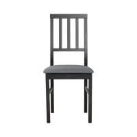 Silla tapizada Aren grafito