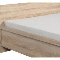Cama Kaspian 140x200 roble sonoma