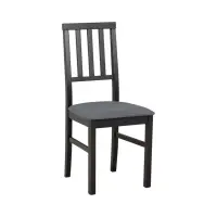 Silla tapizada Aren grafito