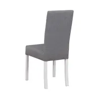 Silla tapizada Campel gris
