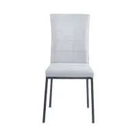 Silla tapizada Edla gris