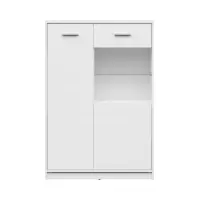 Vitrina Nepo Plus 90 cm con 2 puertas blanco