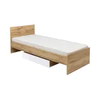 Cama Zele 90x200 roble wotan