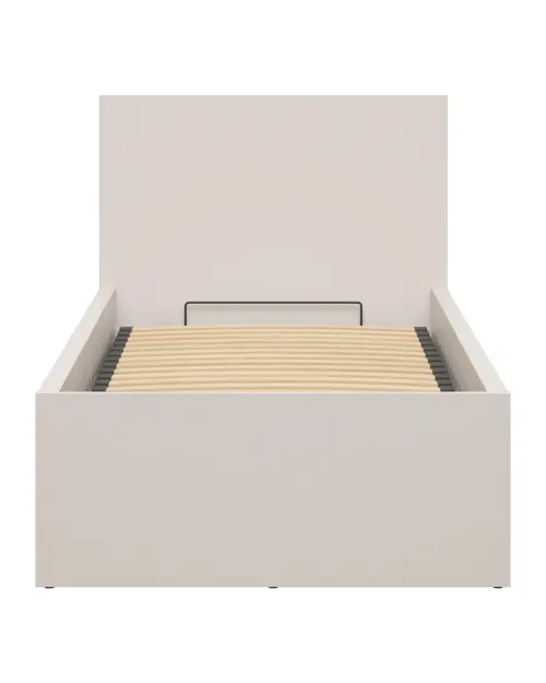 Cama Tetrix 90x200 con somier y contenedor cachemira