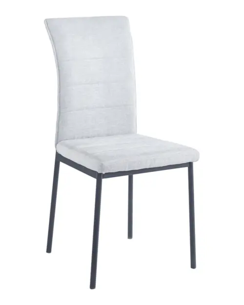 Silla tapizada Edla gris