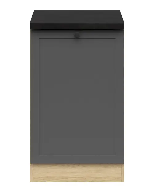 Armario de cocina inferior Junona Line 50 cm izquierdo grafito con encimera