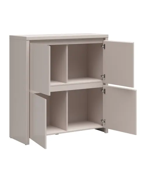 Gabinete Kaspian 105 cm cuatro puertas cachemira