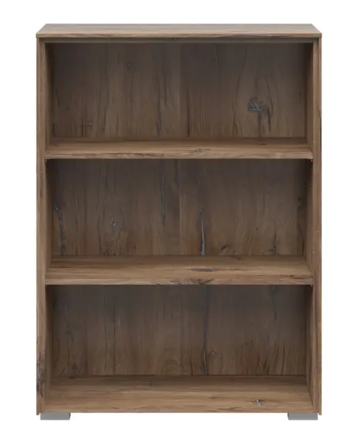 Estantería Nevada 81 cm con 2 estantes roble flagstaff oscuro