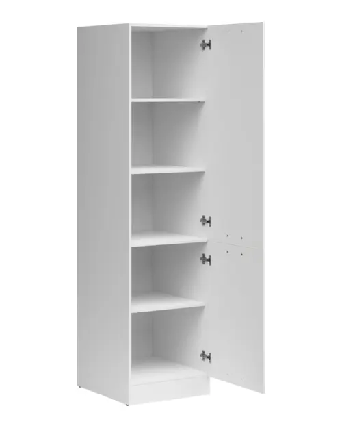 Armario de cocina inferior Junona Line 50 cm alto derecho brillo tiza