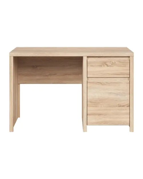 Письмовий стіл Kaspian 120 см з дверцятами та шухлядою дуб сонома