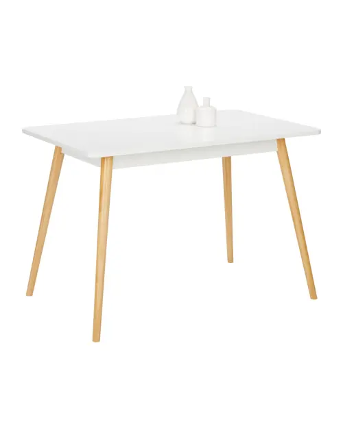 Mesa Anouka 110x70 blanco/pino