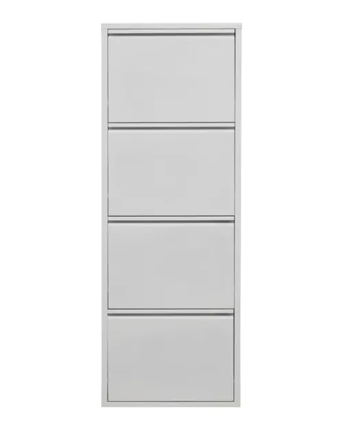 Zapatero Fly 50 cm con 4 puertas blanco