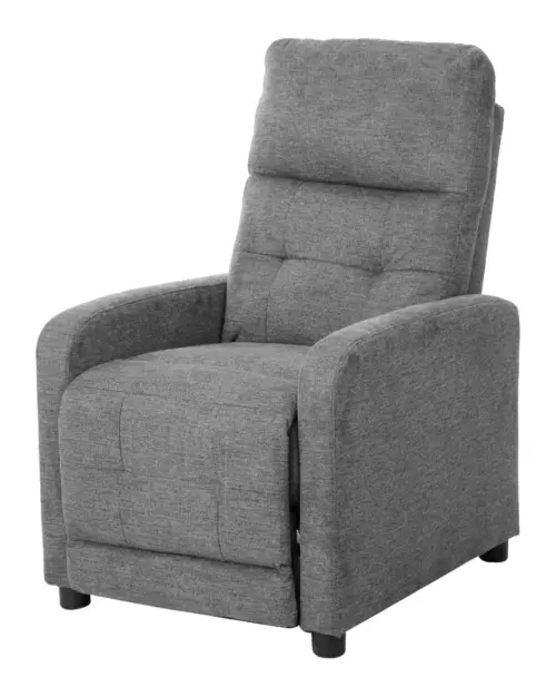 Tradycyjny fotel Monti z funkcją relax, jasnoszary